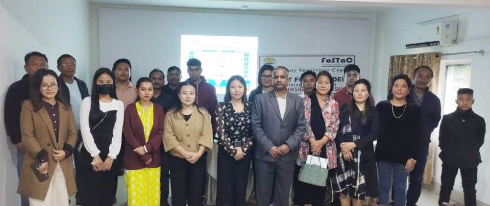 Participants during the food safety supervisor course at Hotel Saramati on January 30 and 31.